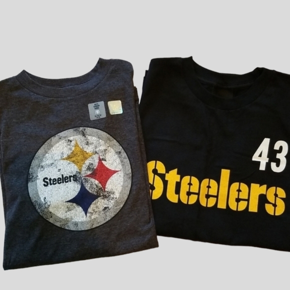 NFL Other - Pittsburgh STEELERS 🏈 bundle of 2 XL tees NEW NFL Apparel and Reebok POLAMALU